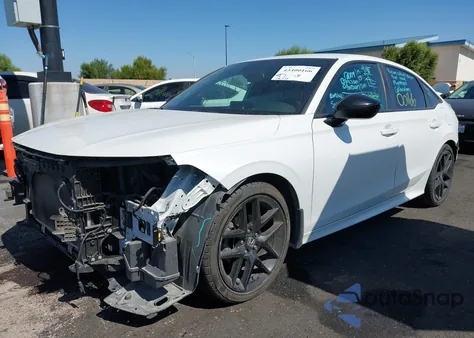 2022 Honda Civic Sport z USA, uszkodzony, nr VIN 2HGFE2F55NH527918